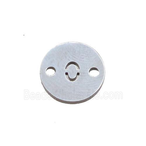 Raw Stainless Steel Circle Number0 Connector