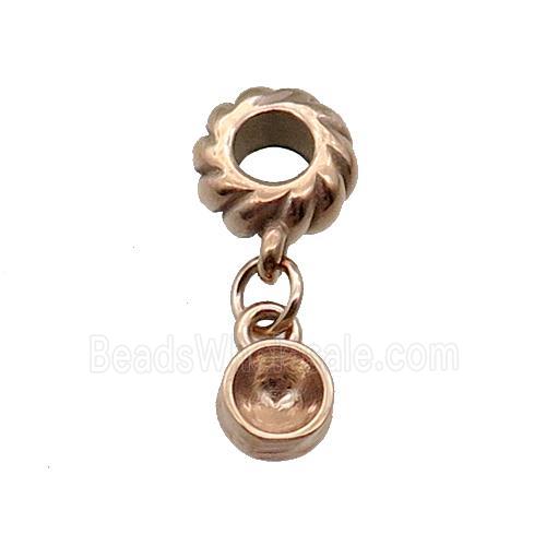 Stainless Steel Pendant Rose Gold