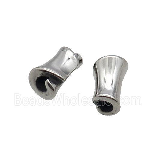 Stainless Steel Beads Large Hole Antique Silver