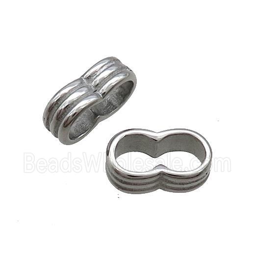 Raw Stainless Steel Paracord Beads