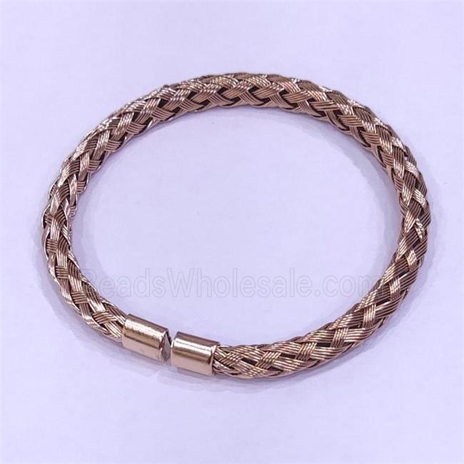 Stainless Steel Bangle Rose Gold
