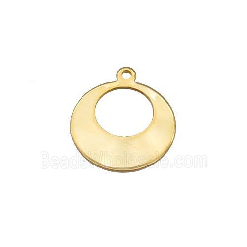 Stainless Steel GoGo Pendant Gold Plated