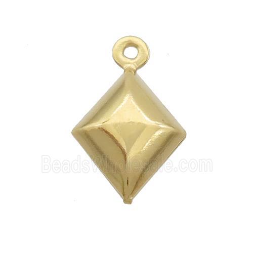 Stainless Steel Northstar Pendant Gold Plated
