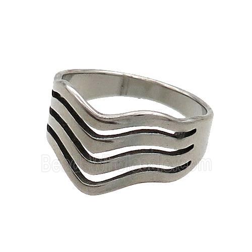 Raw Stainless Steel Rings