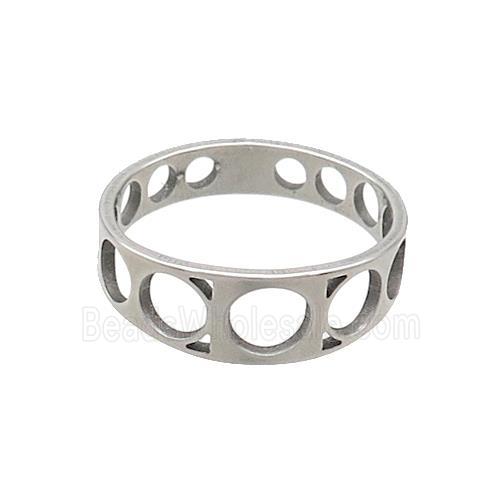 Raw Stainless Steel Rings