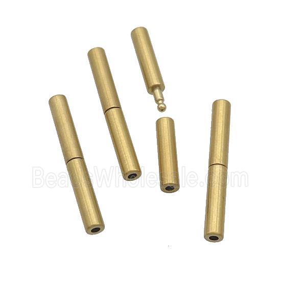Stainless Steel Slider Clasp Gold Plated