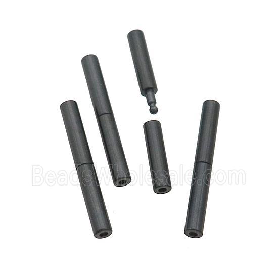 Stainless Steel Slider Clasp Black Plated