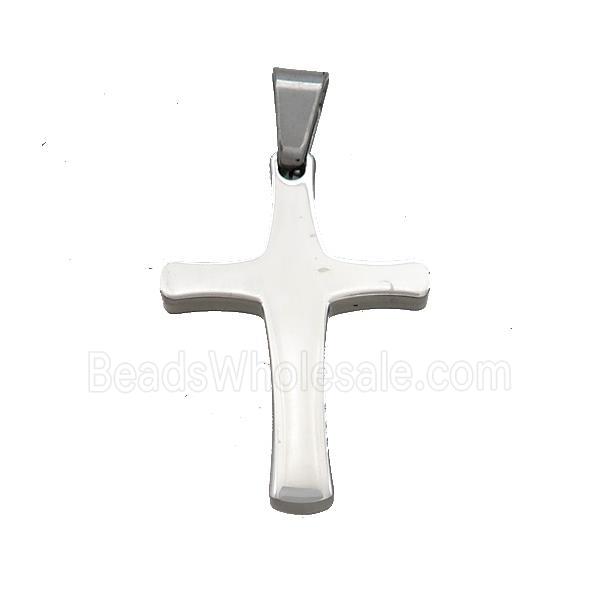 Raw Stainless Steel Cross