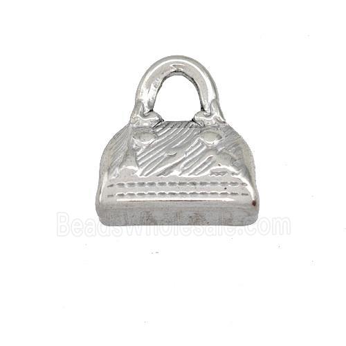 Raw Stainless Steel Bags Charms Pendant