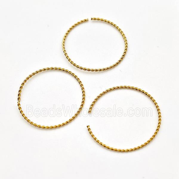 Stainless Steel Rings Gold Plated