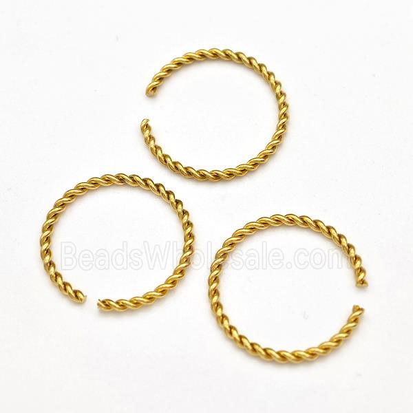 Stainless Steel Rings Gold Plated