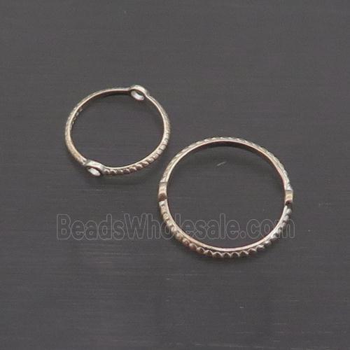 Sterling Silver Beads Ring Spacer