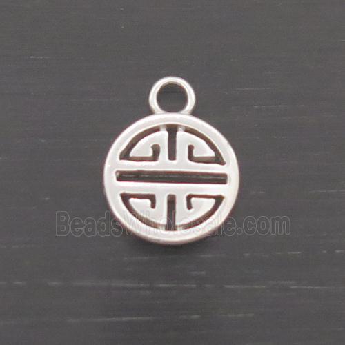 Sterling Silver Pendant Chinese Lucky