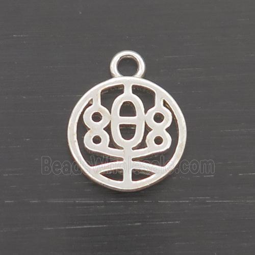 Sterling Silver Pendant Chinese Lucky