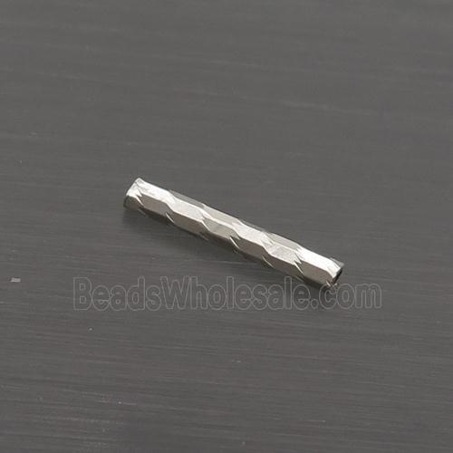 Sterling Silver Column Beads