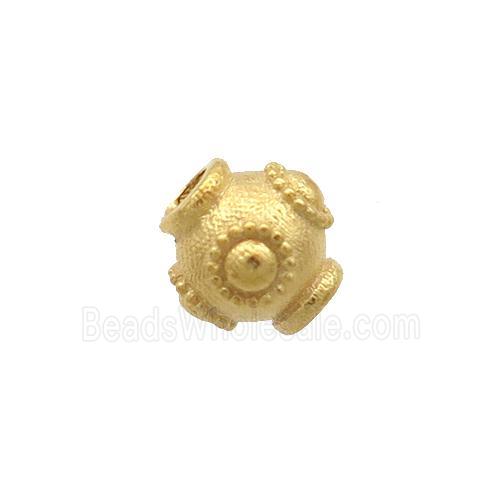 Sterling Silver Beads Gold Plated
