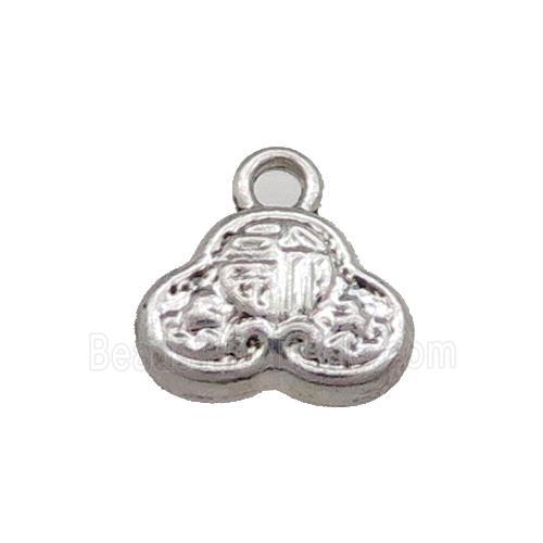 Tibetan Style Zinc Pendant Antique Silver