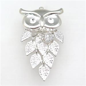 Tibetan Style Zinc Owl Pendant, approx 40-70mm [AD49901]
