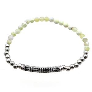 agate stretchy bracelets, approx 4mm dia [BR10554]