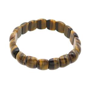 Tiger Eye Stone Bracelet Stretchy, approx 10-14mm [BR10884]