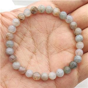 Fancy Opal Bracelet Stretchy Round, approx 6mm dia [BR10927]