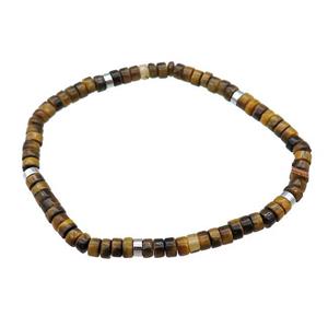 Tiger Eye Stone Bracelet Stretchy, approx 4mm [BR10984]