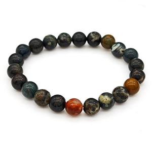 Natural Ocean Agate Bracelets Stretchy, approx 8mm [BR11003]