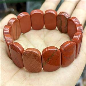 Natural Red Jasper Bracelet Stretchy, approx 15-24mm [BR11040]
