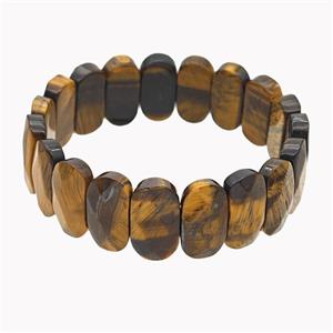 Tiger Eye Stone Bracelet Stretchy, approx 11-20mm [BR11103]