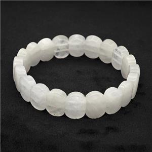 Clear Quartz Bracelet Stretchy, approx 11-15mm [BR11107]