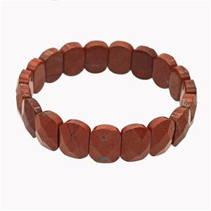 Red Jasper Bracelet Stretchy, approx 11-15mm [BR11115]