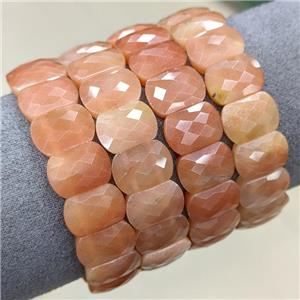 Natural Peach Aventurine Bracelet Stretchy, approx 10-14mm [BR11194]