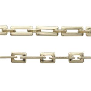 Copper Chain Gold Plated, approx 7.5-11mm, 8-17.5mm [CH10775]