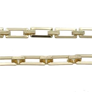 Copper Chain Gold Plated, approx 7.5-11mm, 8-17.5mm [CH10776]