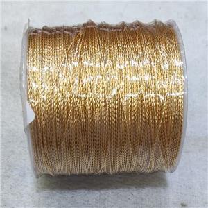 Copper Wire 18K Gold Plated, approx 0.6mm thickness [CH10801]