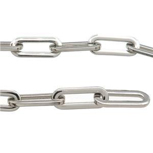 Alloy Chain Platinum Plated, approx 9-23mm [CH10809]