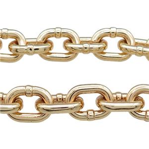 Alloy Chain Gold Plated, approx 11-15mm [CH10833]