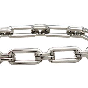 Alloy Chain Platinum Plated, approx 8.5-14.5mm, 12-26mm [CH10836]