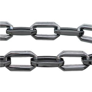 Alloy Chain Black Plated, approx 13-22mm [CH10838]