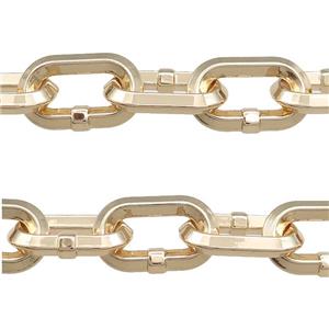 Alloy Chain Gold Plated, approx 15-25mm [CH10840]