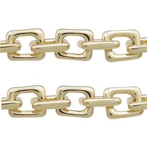Alloy Chain Gold Plated, approx 11-13mm [CH10847]