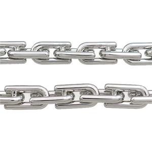 Alloy Chain Platinum Plated, approx 10-18mm [CH10851]