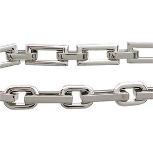 Alloy Chain Platinum Plated, approx 10-15mm, 10-20mm [CH10852]