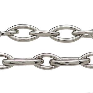 Alloy Chain Platinum Plated, approx 10-20mm, 12-25mm [CH10853]