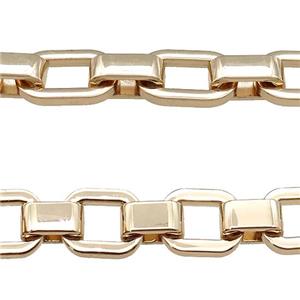 Alloy Chain Gold Plated, approx 7-14mm, 12-19mm [CH10868]