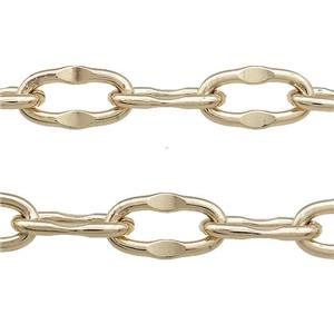 Iron Chain Gold Plated, approx 13-24mm [CH10878]