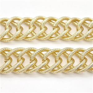 216 Stainless Steel Chain Gold Plated, approx 16-18mm [CH10955]