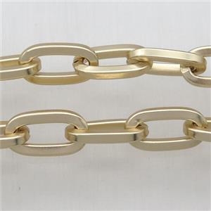 Alloy chain, gold plated, approx 10-20mm, 3mm [CHCL472]