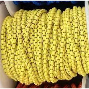 copper box chain with yellow fireLacquered, approx 3mm [CHCL503]