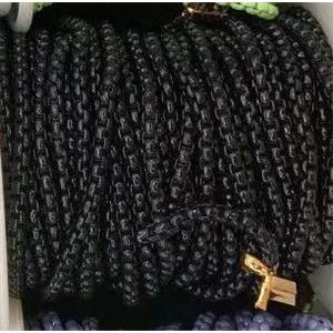 copper box chain with black fireLacquered, approx 3mm [CHCL504]